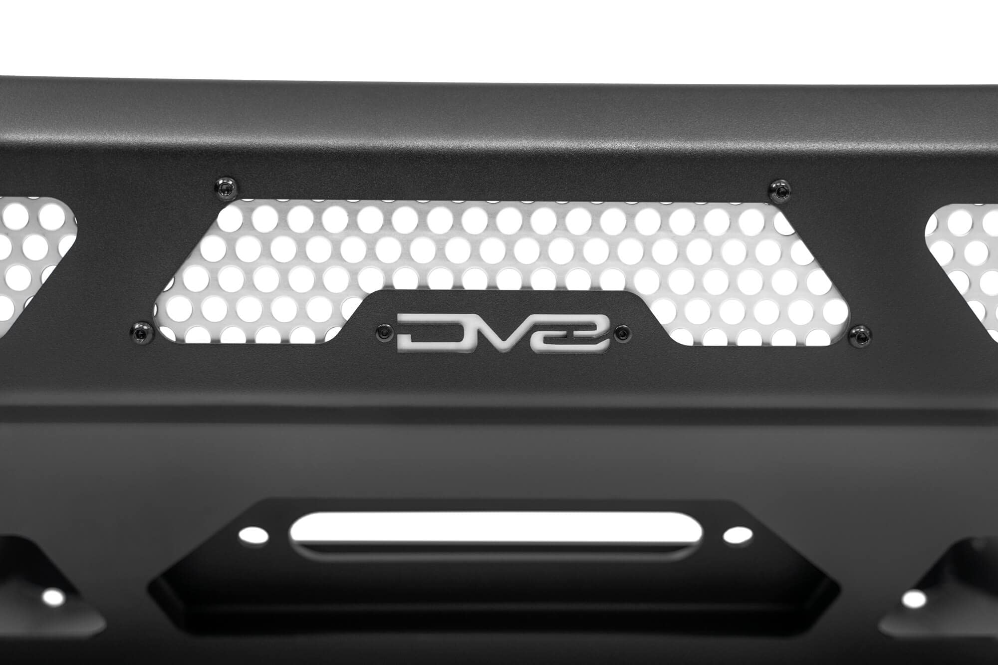 MTO Series DV8 Offroad Winch Front Bumper for 2022-2025 Toyota Tundra | Retains OEM Features | Mount LED Light Bar & Pod Lights | Accepts Multiple Size Winches | Compatible with Stock Skid Plates