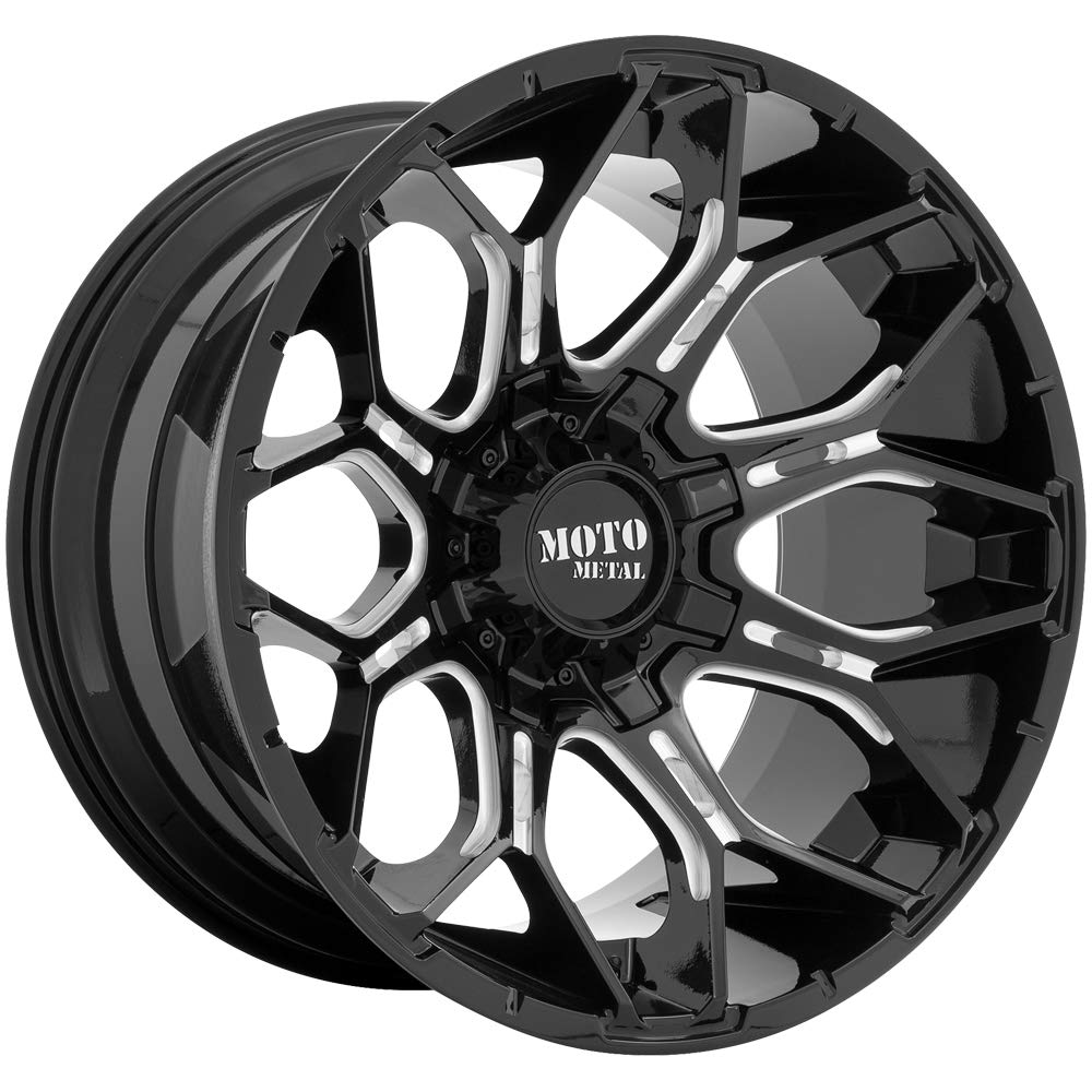 Moto Metal 22X12 MO808 G-BLK MILL -44MM - MO80822287344N