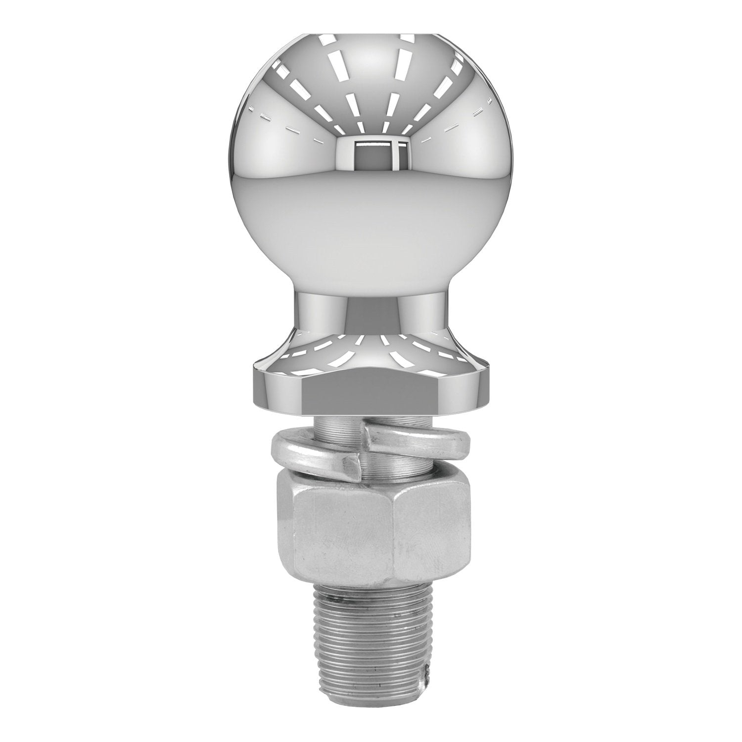 CURT 40007 Trailer Hitch Ball Chrome, 10,000 lbs, 2-5/16-Inch Diameter, 1 x 2-1/4-Inch Shank