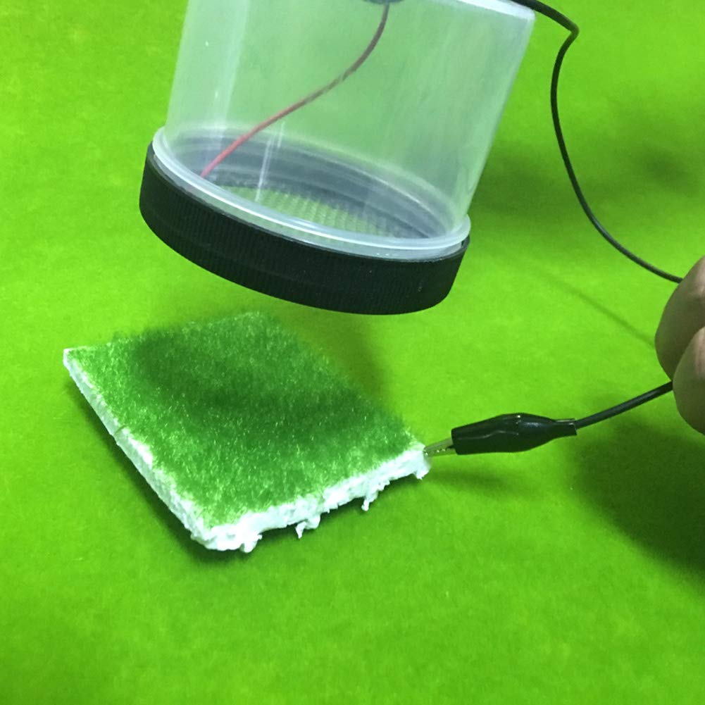 beiyoule Mini Static Grass Flocking Applicator Portable Electrostatic Flocking Machine with Antiskid Handle for DIY Scenic Modelling Sand Table - 320 x 120 x 120mm