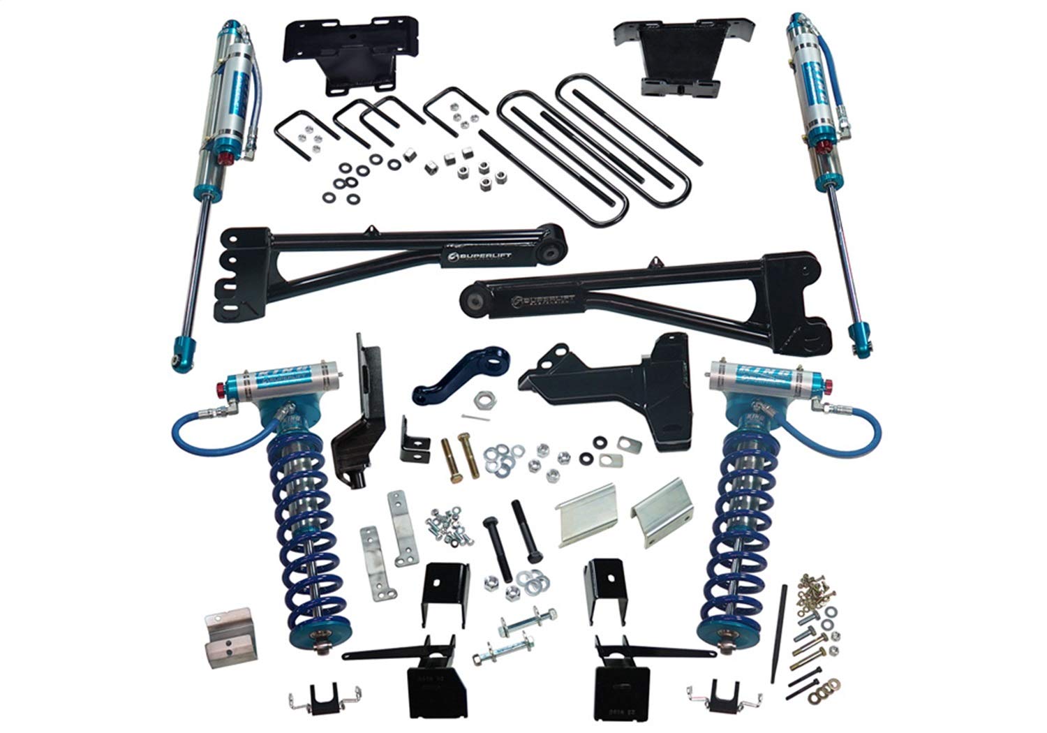 SUPERLIFT SUSPENSION RealTruck 6" Lift Kit for Ford F-250/F-350 | Complete Lift Kit with King 2.0 Coilovers and Replacement Radius Arms | K169KG | Fits 2017-2022 Ford F-250 / F-350 4WD