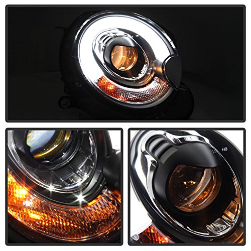 Projector Style Spyder Auto Headlights Black/Clear 5080608