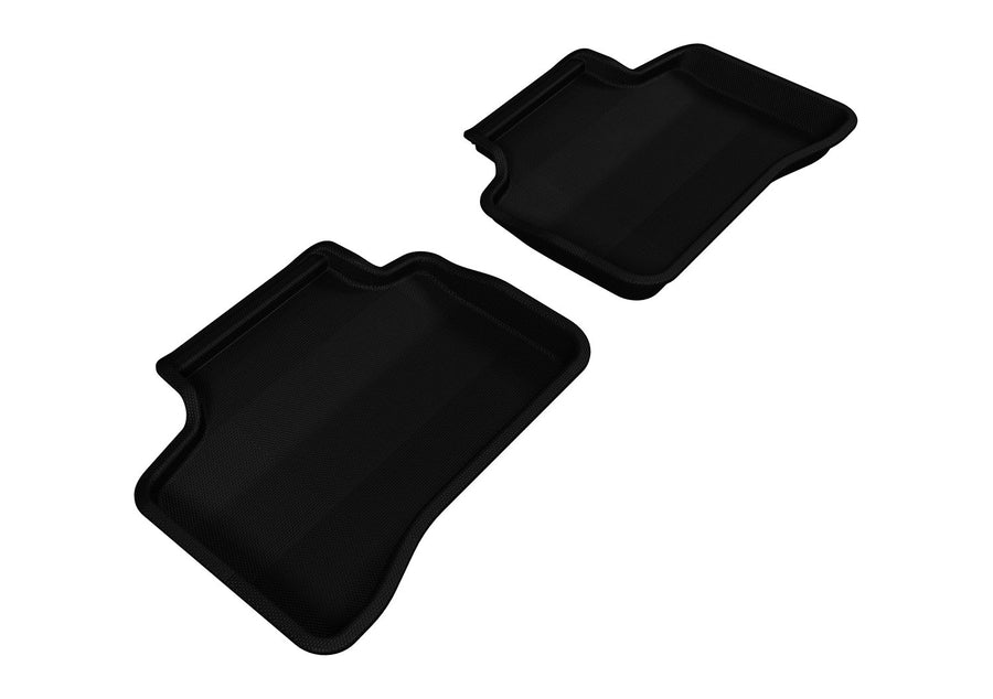 3D MAXpider Kagu Custom Fit Floor Mat (Black) Compatible with Mercedes-Benz GLK 350 (X204) 2010-2015 - Second Row