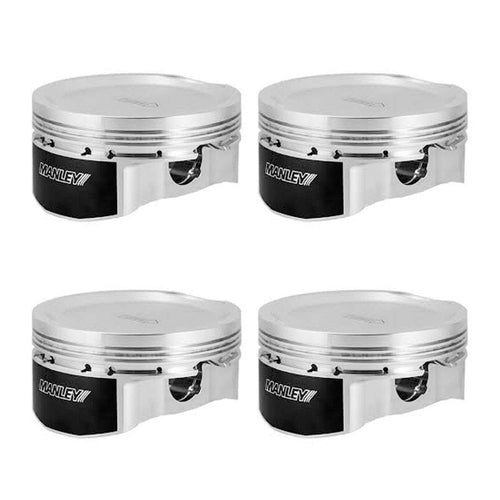 636005C-4 Manley Piston Kit Set (Ford 2.0L Eco Boost 88mm +.5mm Size Bore 9.3:1 Dish), 1 Pack