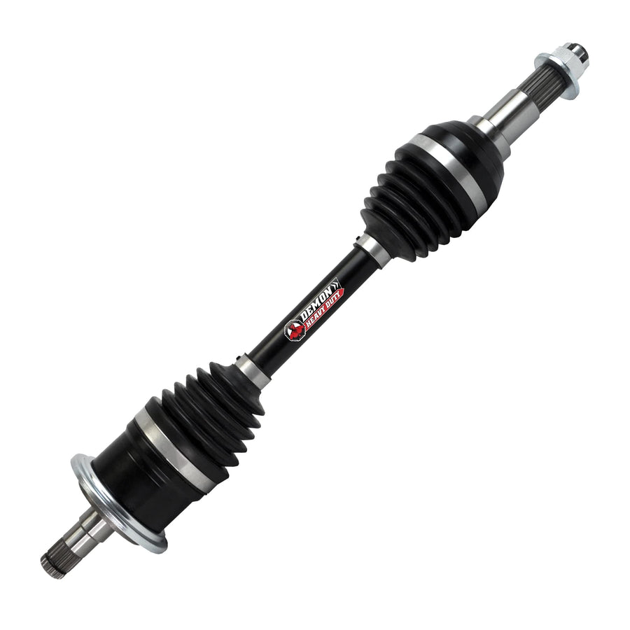 Demon Front Left Heavy Duty Powersports Axle for (2009-2022) Can-Am Outlander/Renegade & Max, in Dual Heat Treated High Strength, Gives Wider Angles (See Fitments in Description) OEM: 705401704