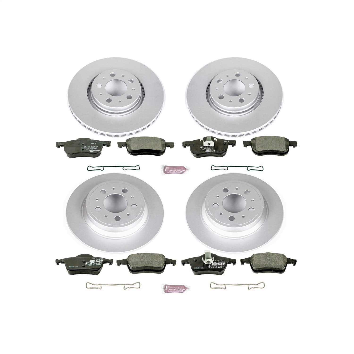 Euro-Stop Power Stop ESK4431 Brake Kit Front and Rear