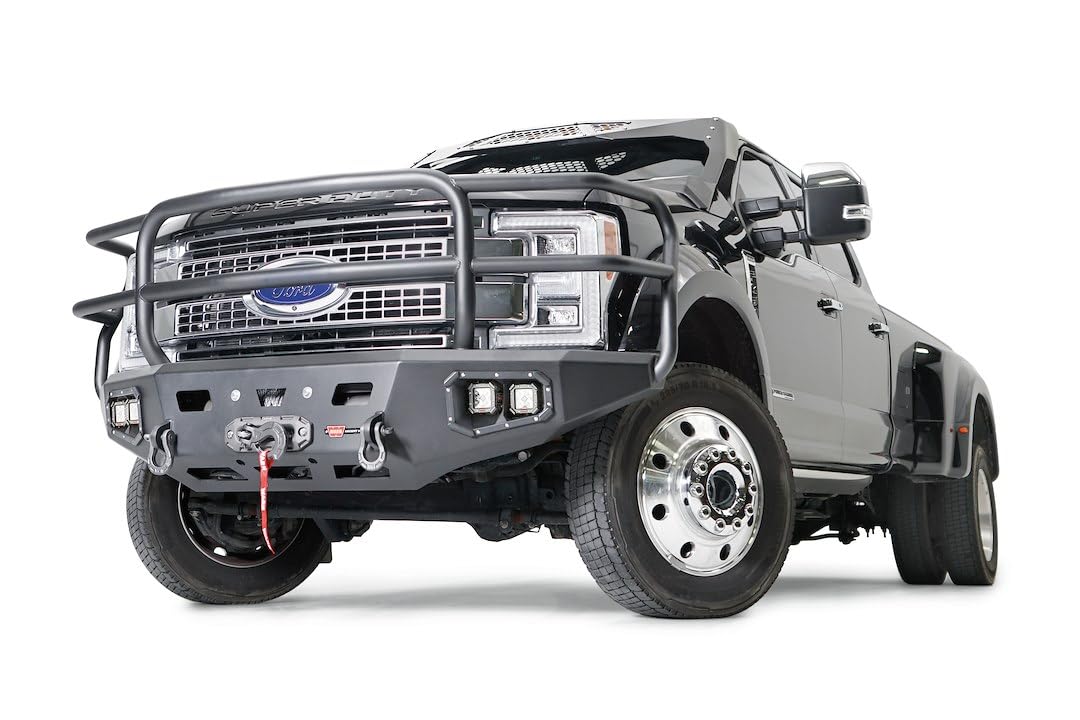 Ascent HD WARN 107182 Front Bumper with Full Grille Guard, Fits: Ford SD F450 & F550 (2017-2021)