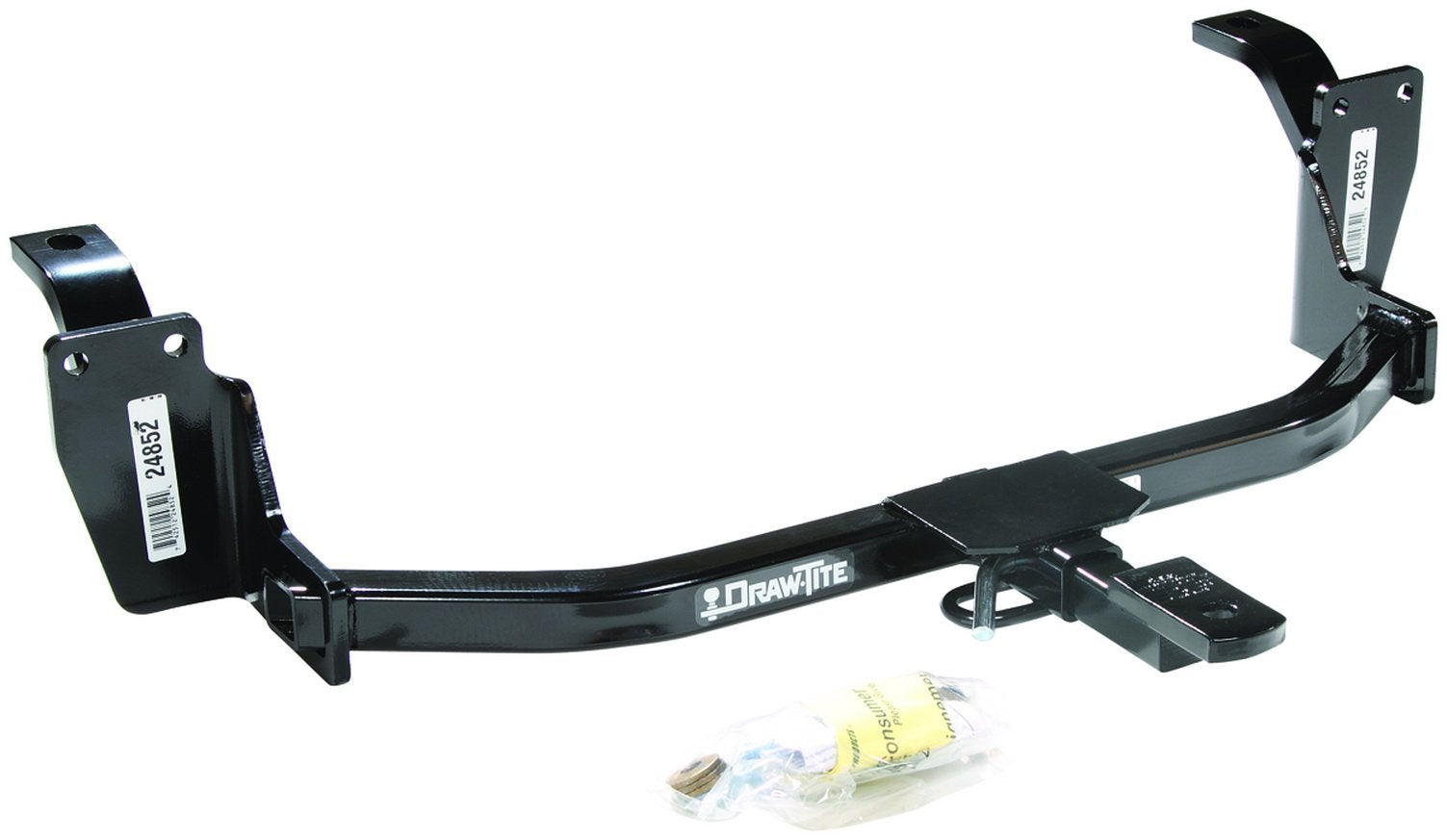 Draw-Tite Class 1 Trailer Hitch 24852, 1.25 Inch Receiver, Black, Compatible with 2012-2015 Honda Crosstour, 2010-2011 Honda Accord Crosstour