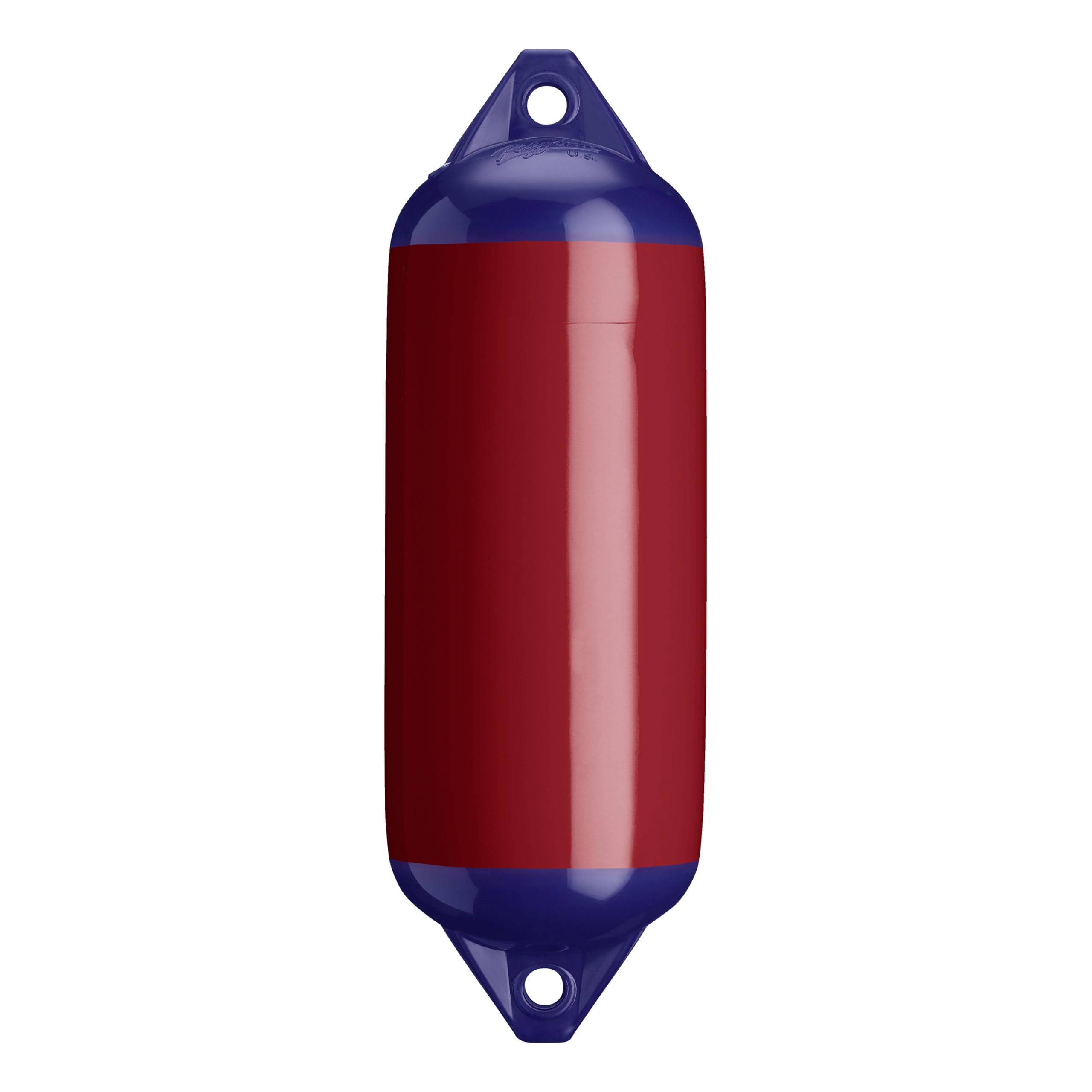 Polyform F-2 Standard Boat Fender F-Series - Burgundy Blue Ropehold