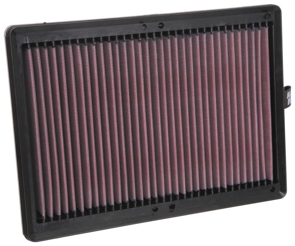 High-Flow K&N Original Lifetime Engine Air Filter: Increase Power: Premium, Washable: Compatible with 2015-2025 HYUNDAI/KIA: Palisade, Santa Fe, Carnival, Sedona, Sorento, Telluride, 33-5075