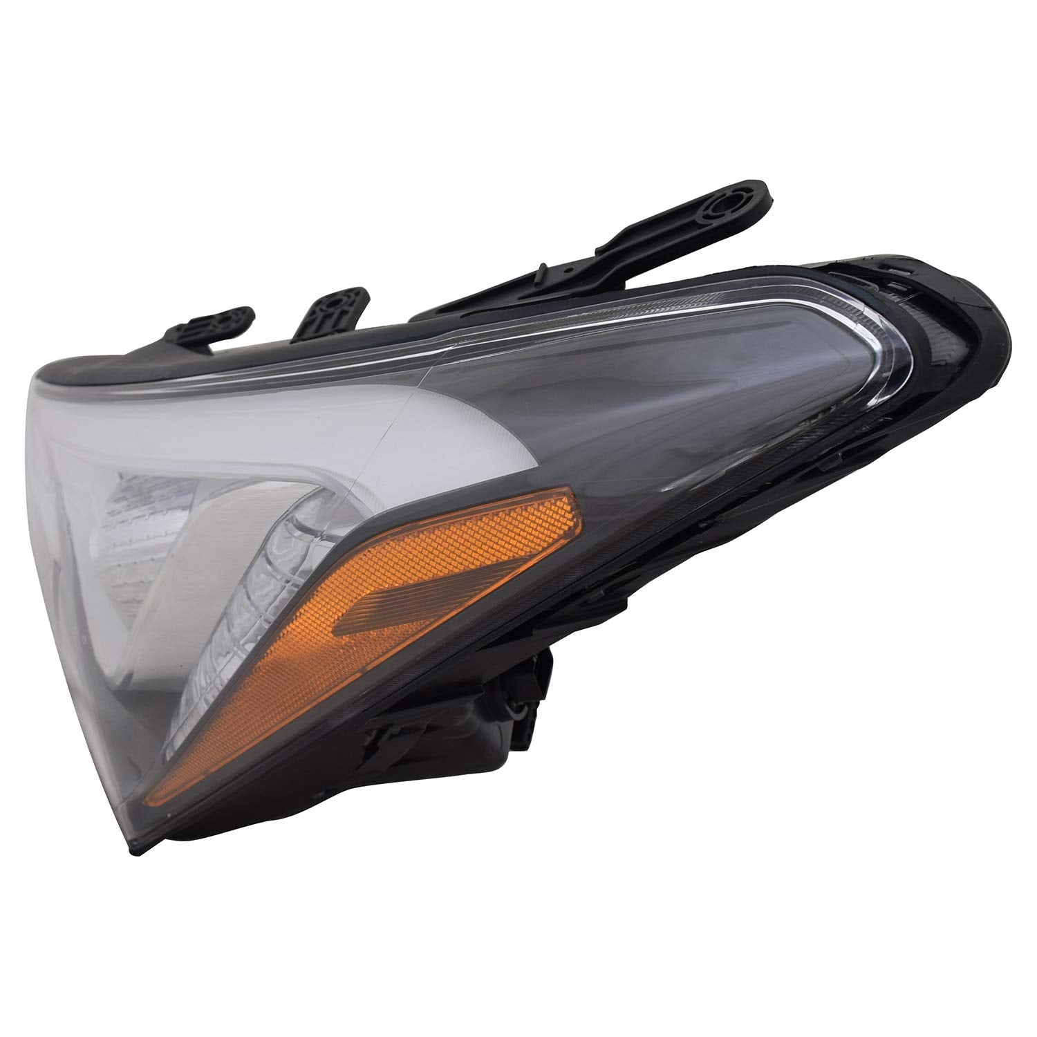 Left TYC Headlight Assembly Compatible with 2013-2016 Hyundai Santa Fe