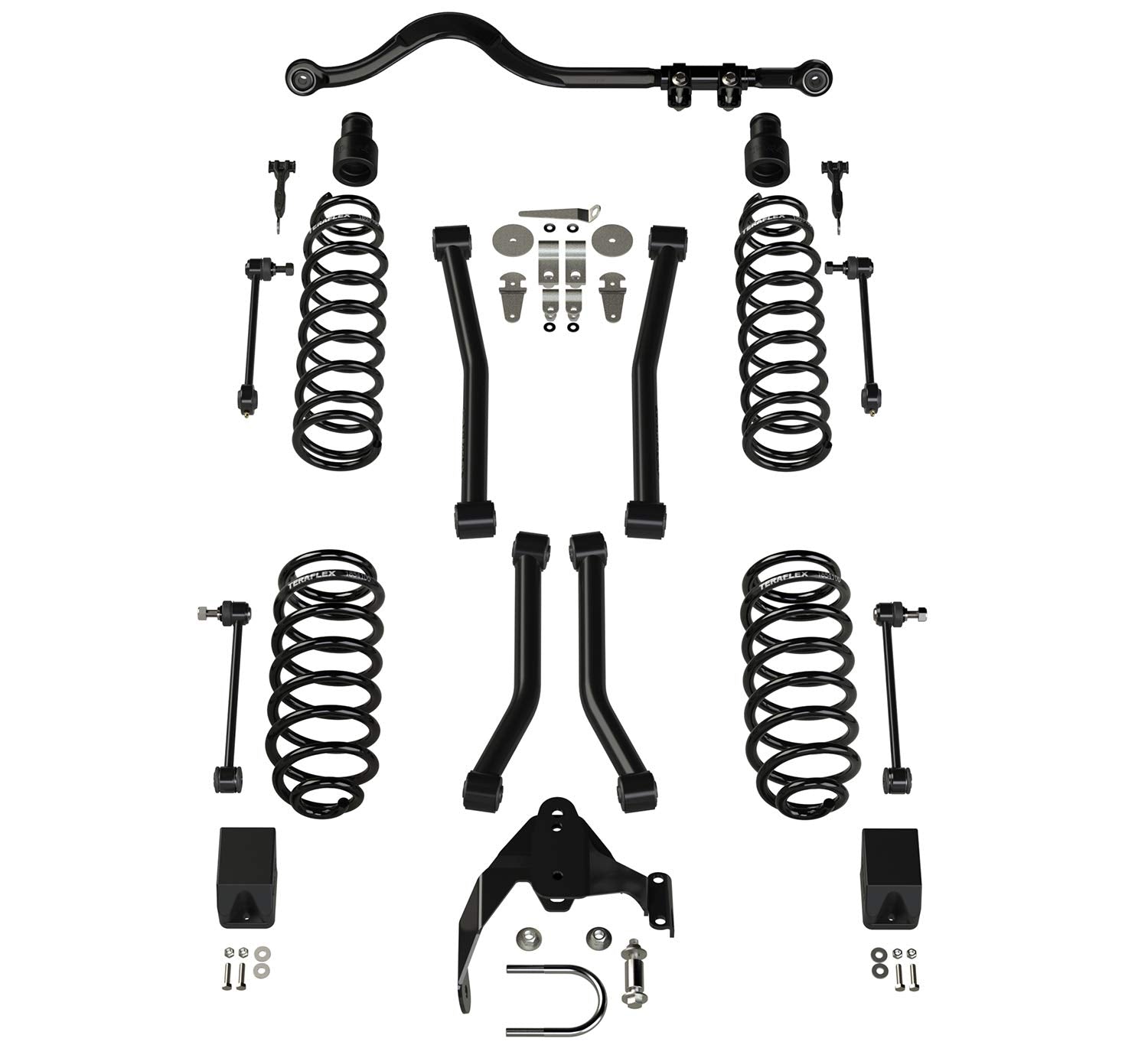 3” Lift Suspension System TeraFlex JK w/ 4 Sport Flexarms & Track Bar - No Shocks