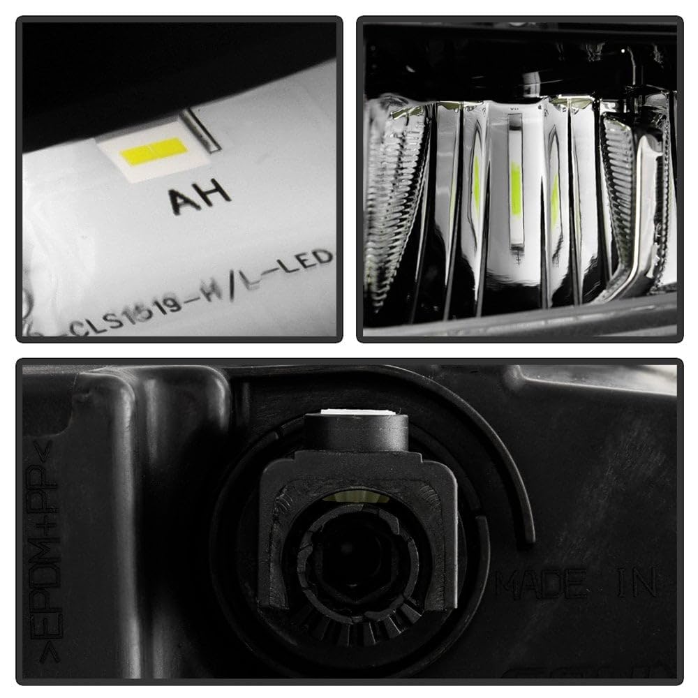 Chevy Silverado 1500 19-22 Spyder (POE) LED High/Low Beam w/Halogen Signal Headlight - Signal-7443NA(Included) - OE Left (GM2502497)