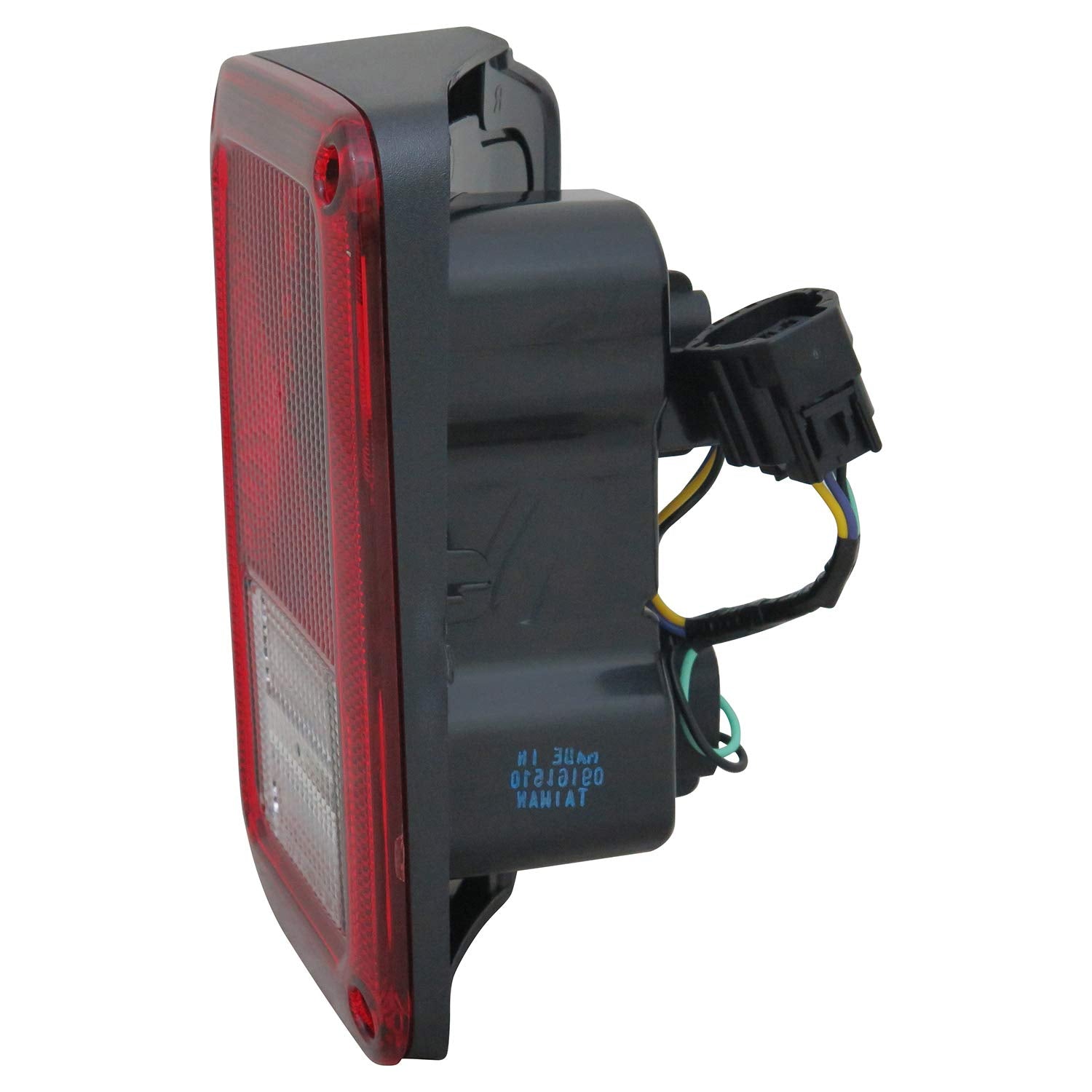 Left TYC Tail Light Assembly Compatible with 2007-2018 Jeep Wrangler