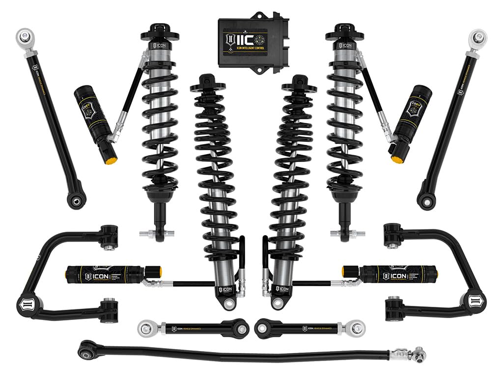 3-4" Lift ICON Stage 8 Suspension System, Tubular UCA, Compatible with 21-22 Bronco Non-Sasquatch, K40008T