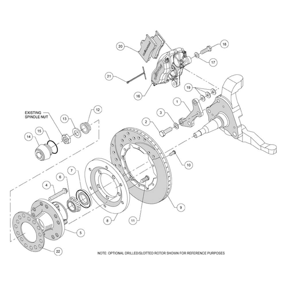 Red FDLI Front Kit,11.00"
