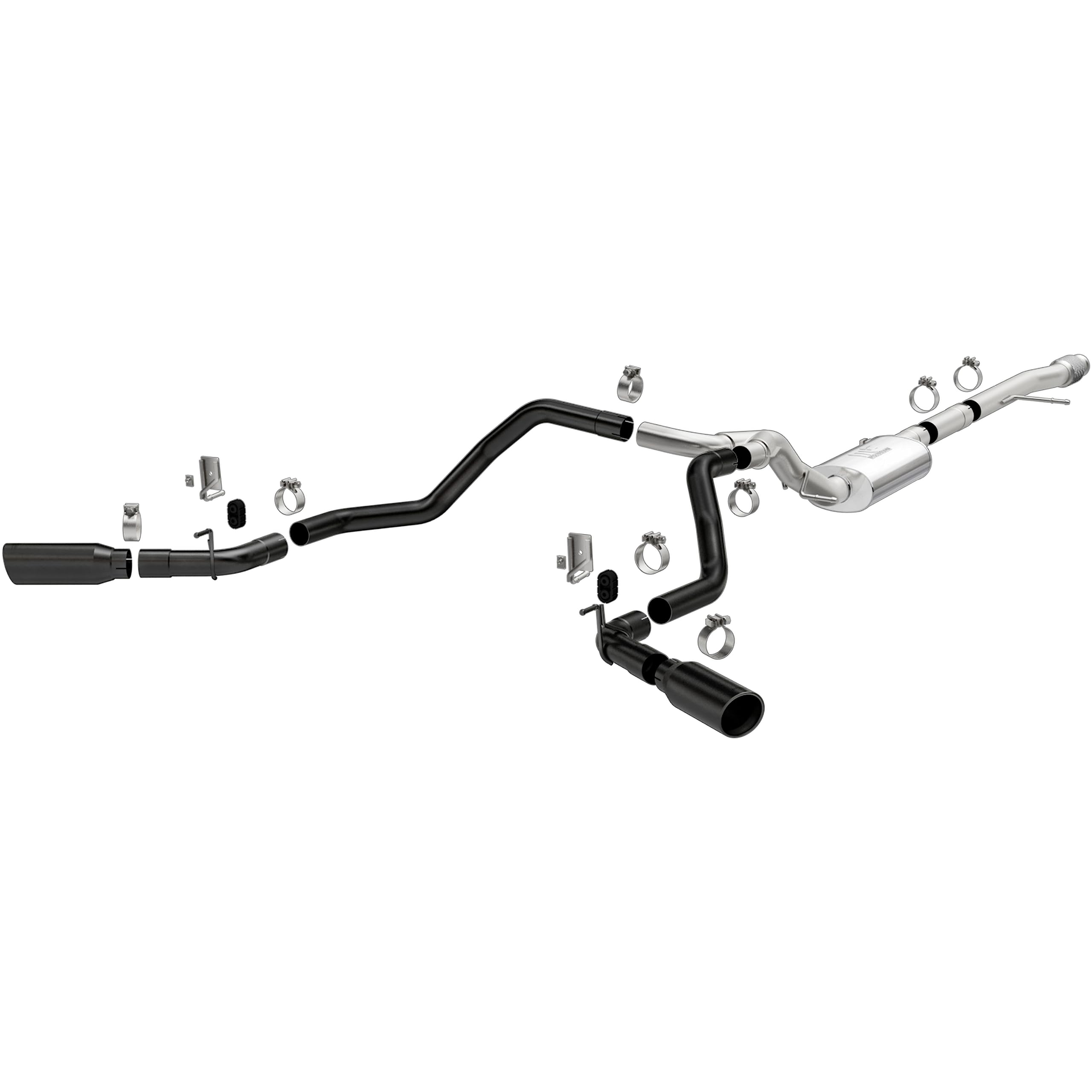 MagnaFlow Exhaust System Performance 19474: Cat-Back, Street Series, Dual Split Rear Behind Rear Tires Exit Style