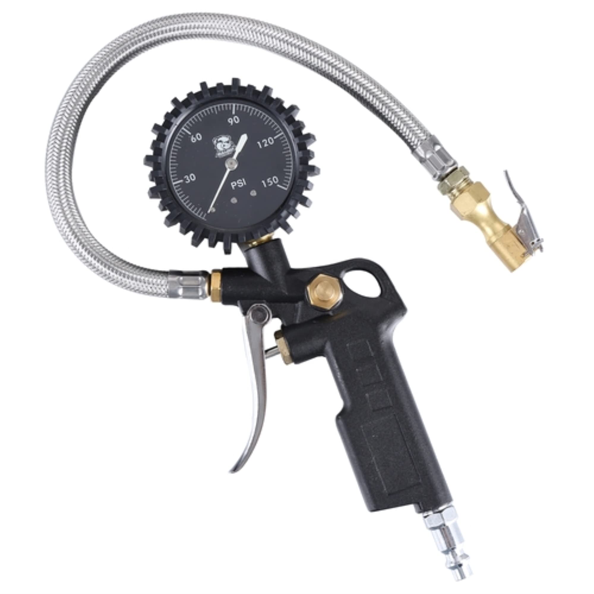 Inflator Bulldog Winch 42065- Pistol Grip with 0-150psi Dial Gauge
