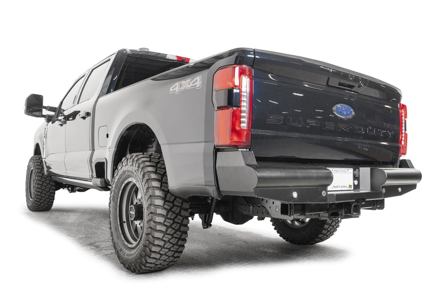 Fab Fours Elite Rear Bumper FS23-U5950-1 fits 2023 Ford F-350 Super Duty - Black Steel