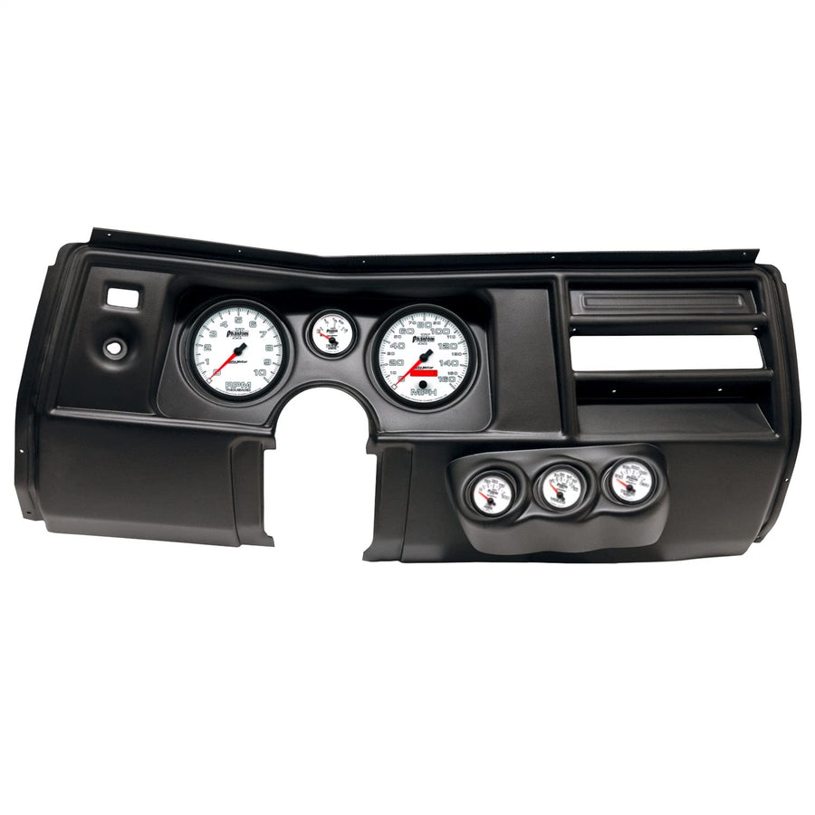 AutoMeter Dash Kit Direct Fit, (5" X2, 2 1/16" X4), Chevy Chevelle No Vent 69, Phantom Ii (2910-10)