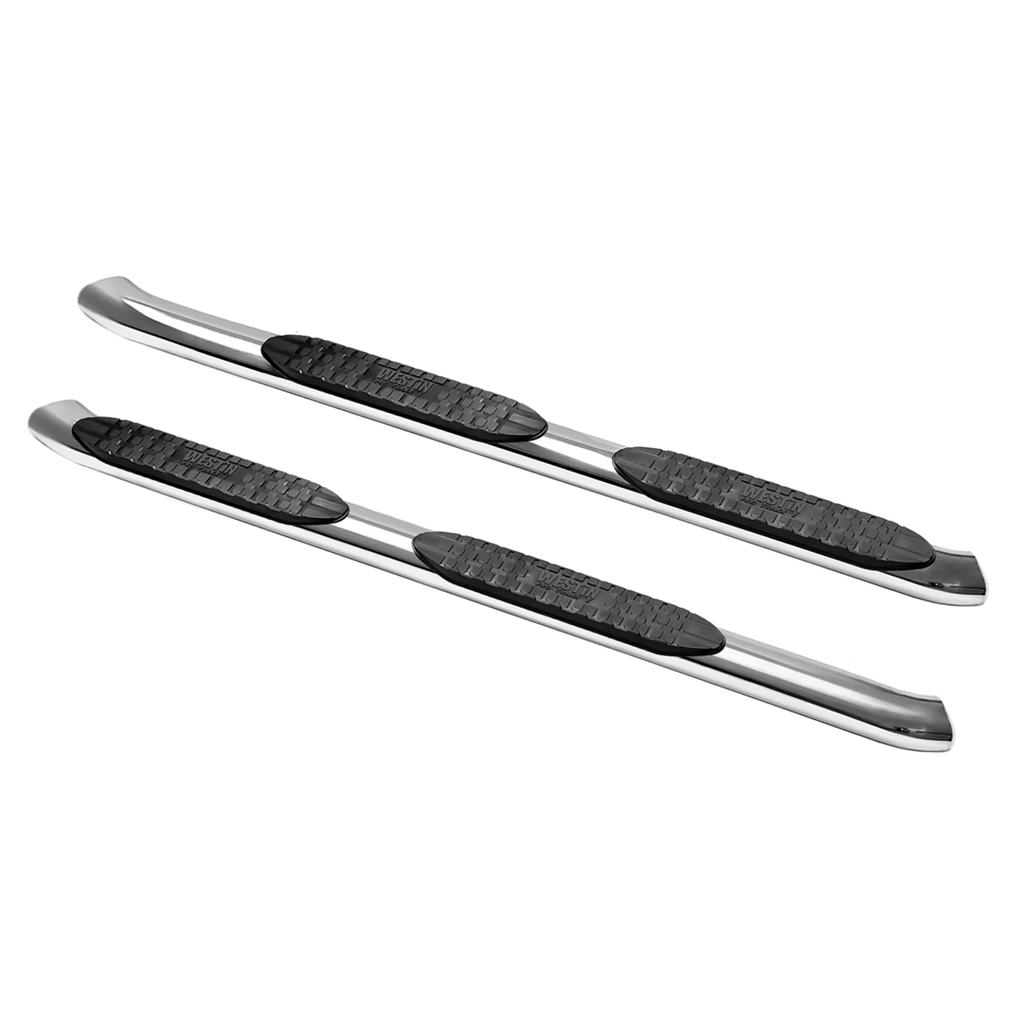21-54060 Westin PRO TRAXX 5 Oval Nerf Bars fits 2018-2025 Wrangler JL Unlimited 4Door Polished Pair