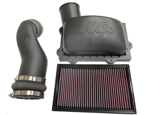Cold Air Intake Kit K&N: Increase Acceleration & Engine Growl, Guaranteed to Increase Horsepower up to 9HP: Compatible with 1.0L, L3, Volkswagen/Audi/Skoda select models, 57S-9507