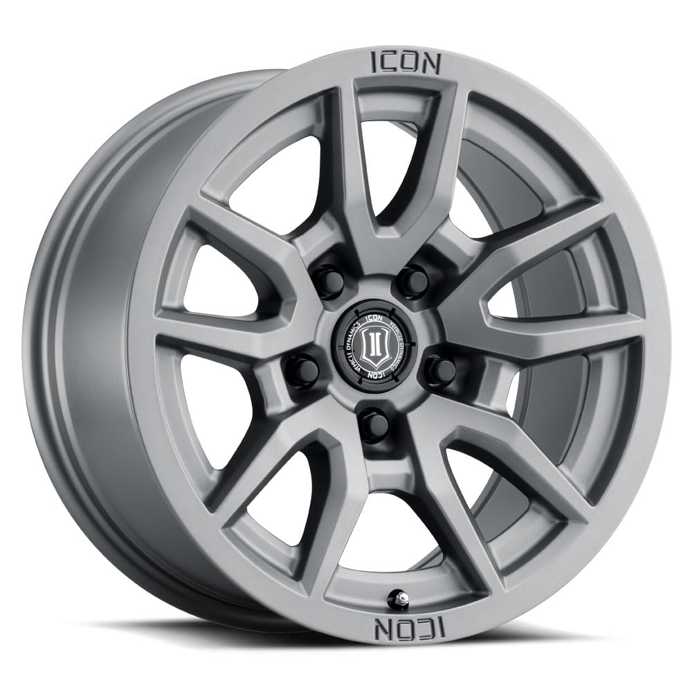Vector 5 ICON Alloys, Titanium, 17 x 8.5/5 x 150, 25mm Offset, 5.75" BS, 2617855557TT