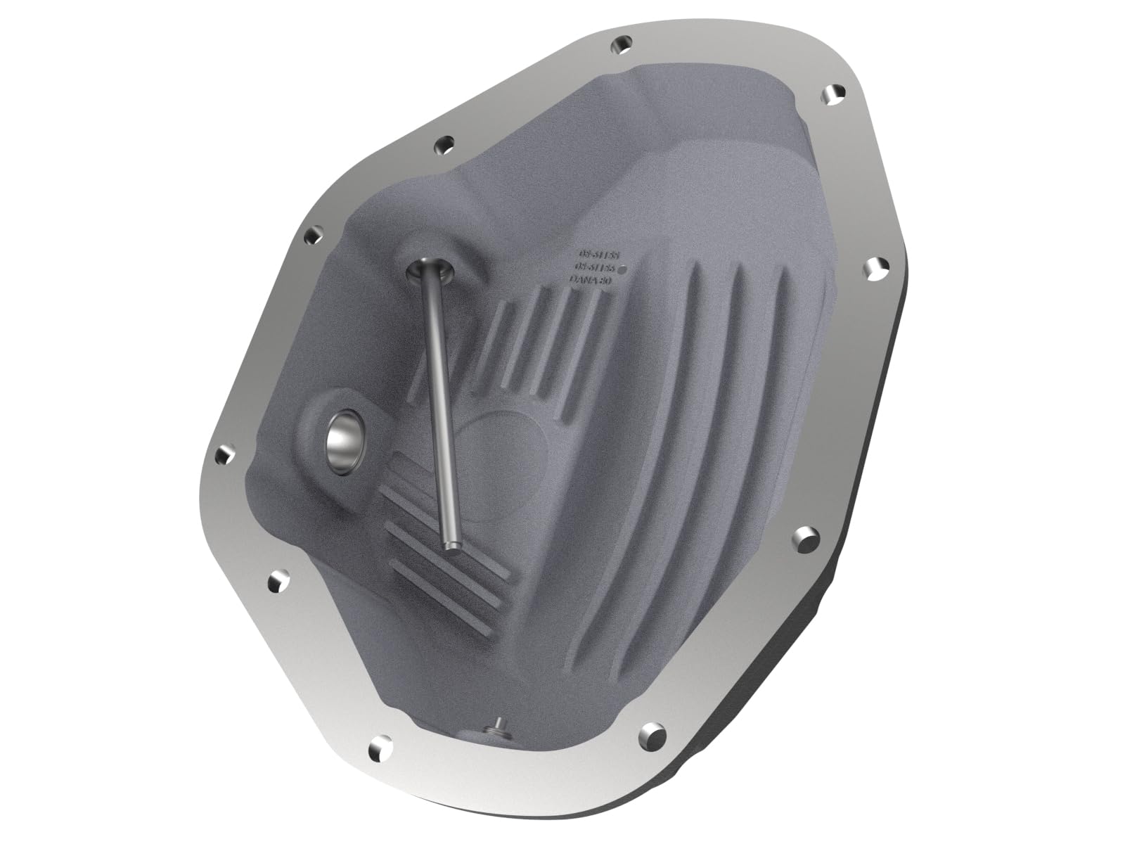 aFe POWER Rear Differential Cover Pro Series Black w/Machined Fins - #46-70032 - Dodge Diesel Trucks 94-02 / Ford Diesel Trucks 99-07
