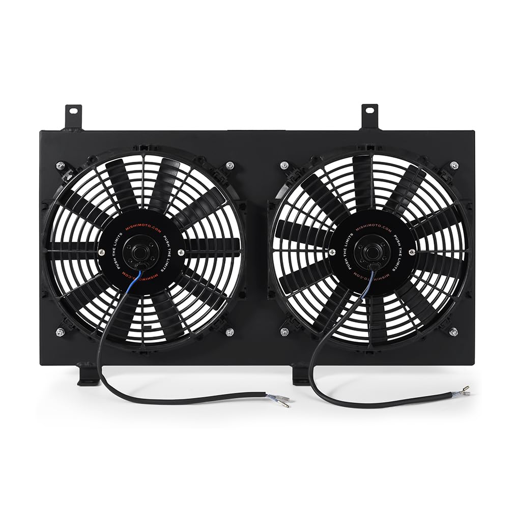 Mishimoto Aluminum Fan Shroud MMFS-RX8-04BK, Compatible with Mazda RX8, 2004-2008, Black