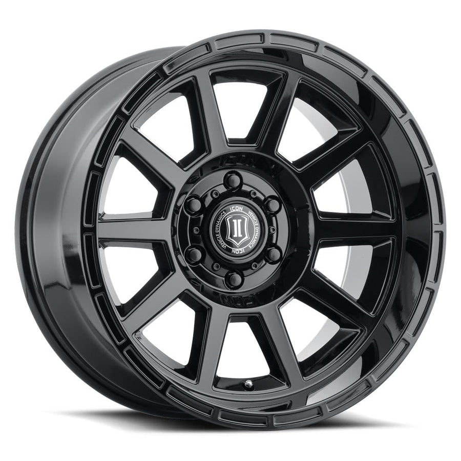Recoil ICON Alloys, Gloss Black, 20 x 10/6 x 135, 24mm Offset, 4.5" BS, 6220106345GB