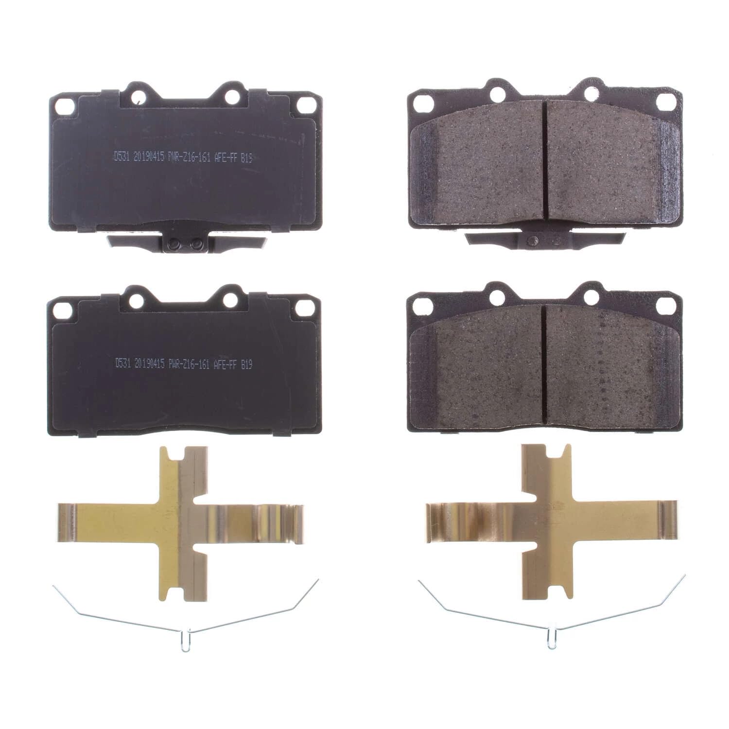 Power Stop Front Brake Kit For 1991-96 Dodge Stealth | 1991-99 Mitsubishi 3000GT - Ceramic Brake Pads With Installation Hardware, 17-531