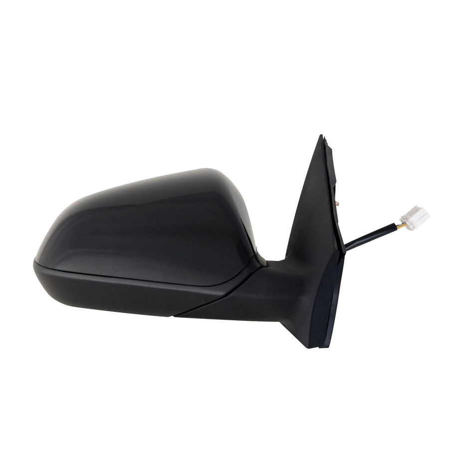 Fit System Side Passenger Mirror for Hyundai Sonata, Eco, Textured Black w/PTM Cover, Foldaway, w/o spot Mirror, w/o Memory, Power