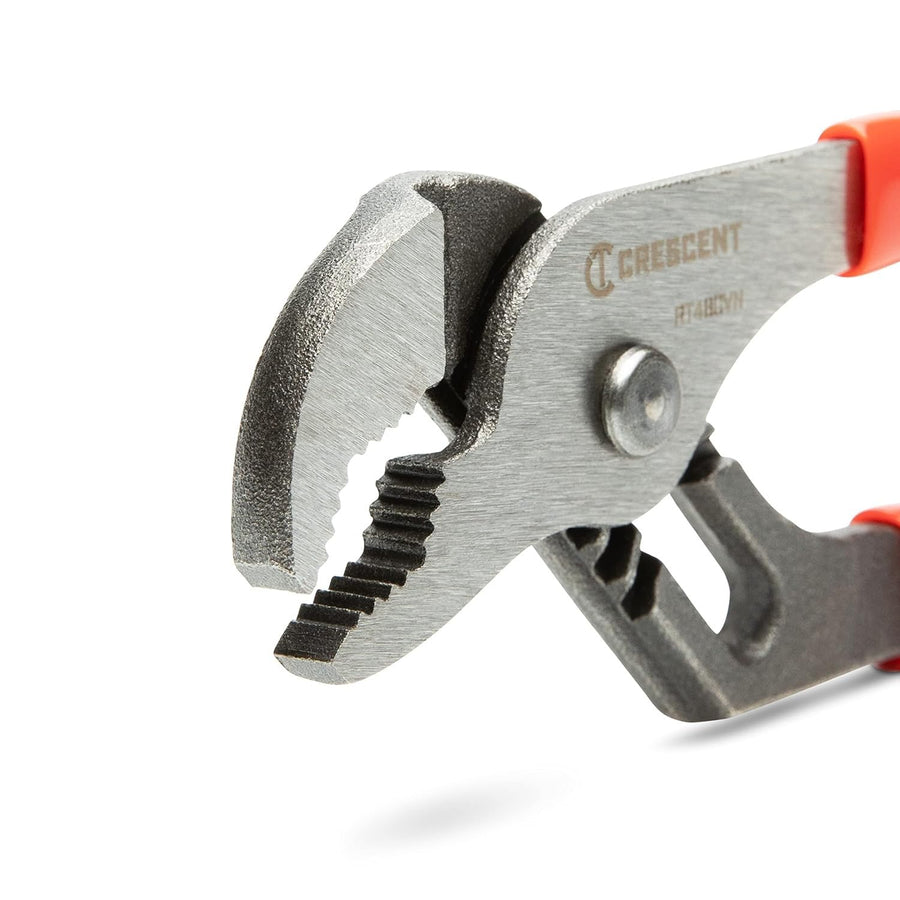 Crescent V-Jaw RT48CVN Dipped Grip Tongue and Groove Plier, 8" Size