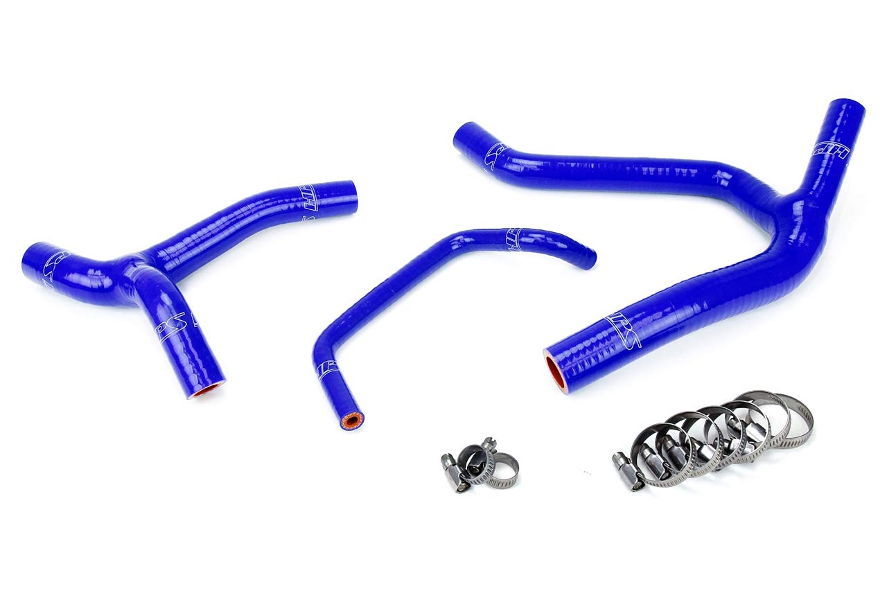 Blue HPS 57-1244-BLUE Silicone Radiator Coolant Hose Kit