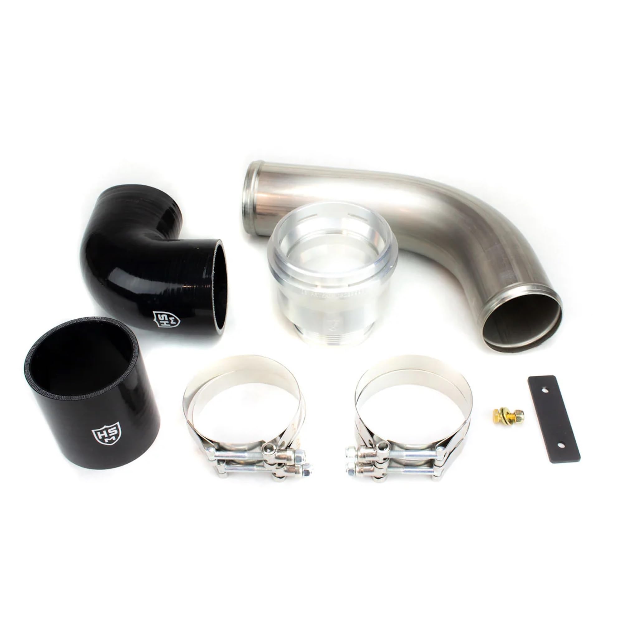 H&S Motorsports Intercooler Pipe Upgrade Kit Cold Side Illusion Cherry 122004-R (Metal Version) Compatible With Ford 6.7L Powerstroke 2011-2016 F250 F350 F450