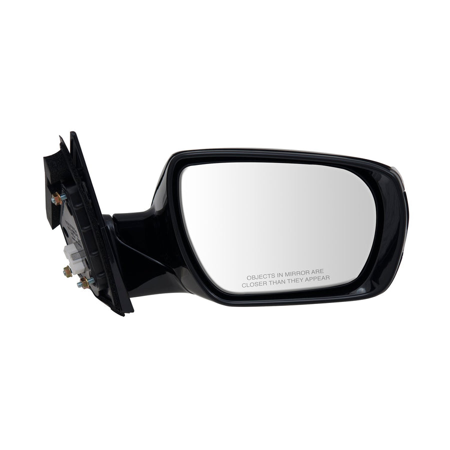 Passenger Side Fit Mirror for Hyundai Santa Fe Sport, Black, PTM Cover, w/Turn Signal, Foldaway, w/o Memory, w/o Blind spot Detection, Heated Power