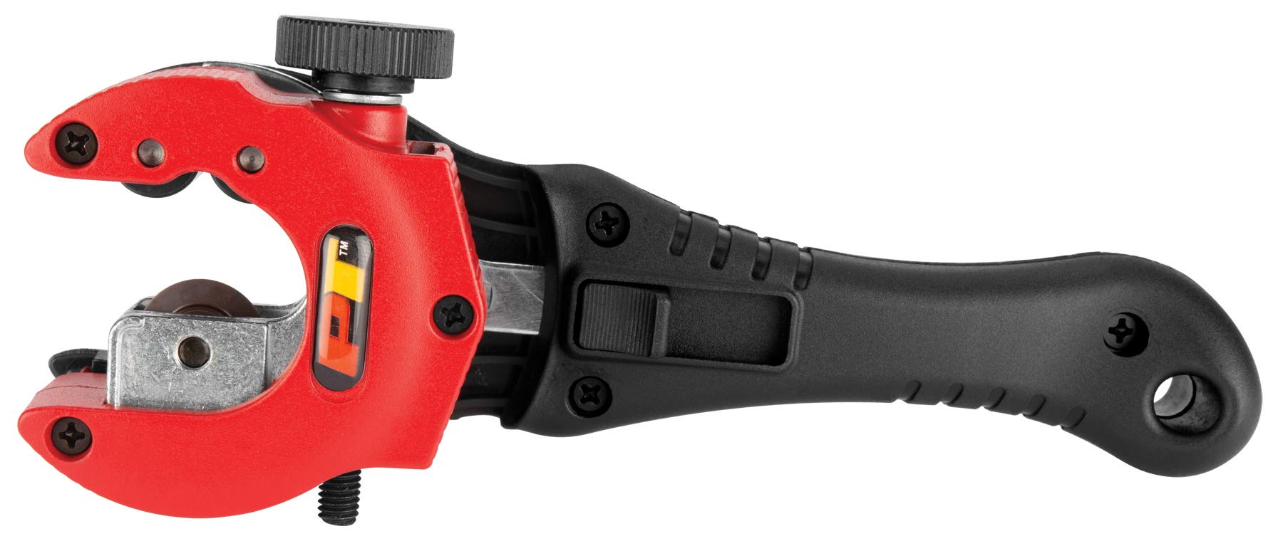 Quick Release Performance Tool W705 Ratcheting Pipe Cutter for 1/4-Inch-1-1/8-Inch Pipe/Tubing with Compact Design and Adjustable Cutter Wheel