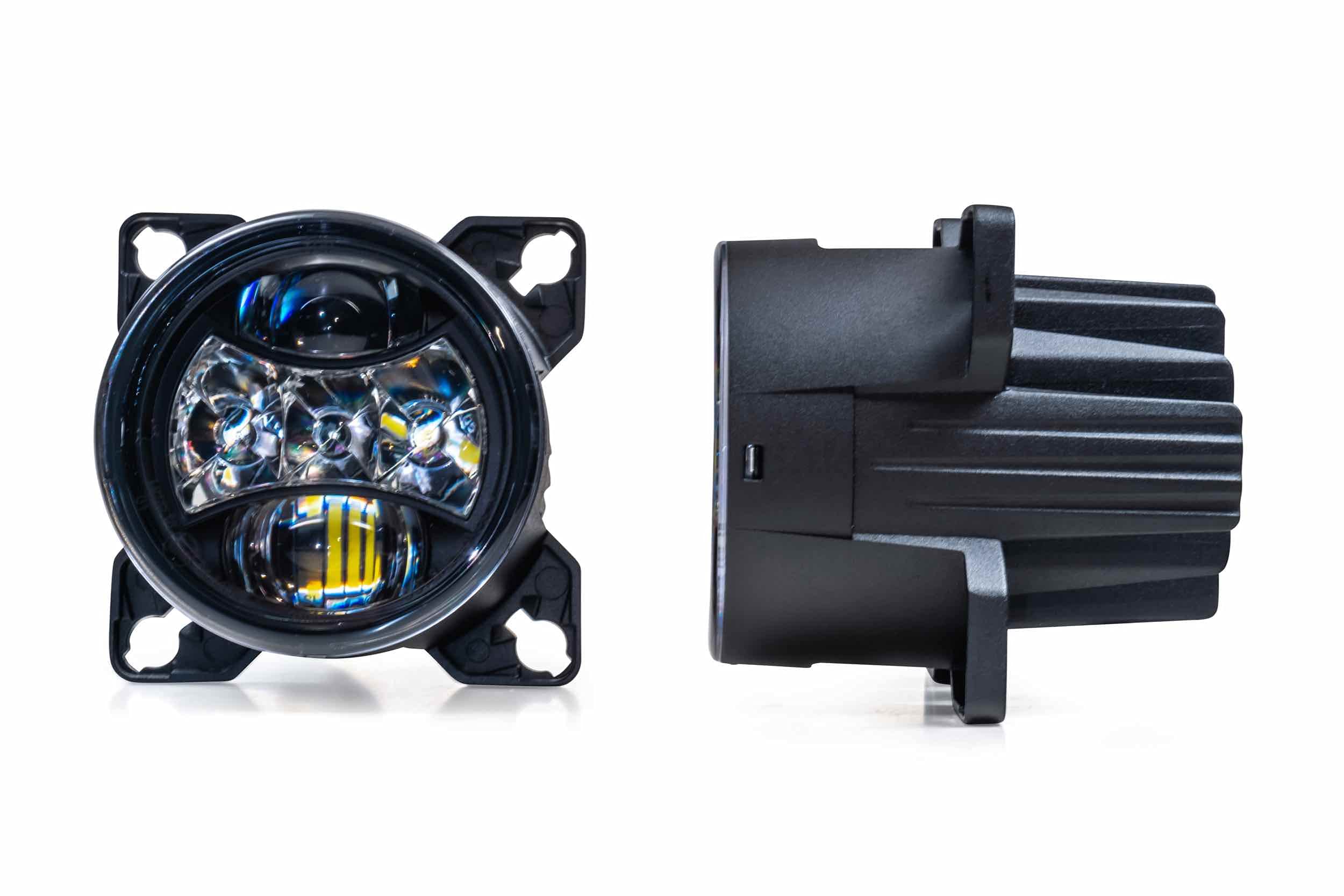 Morimoto High/Lowbeam BI-LED, Sealed3 LED Headlight Housing, Universal 90mm DOT Approved Projector, Ultra Bright Plug and Play Upgrade for Custom Cars, Motorcycles, Motorhomes, Buses, etc. (1x LF802)