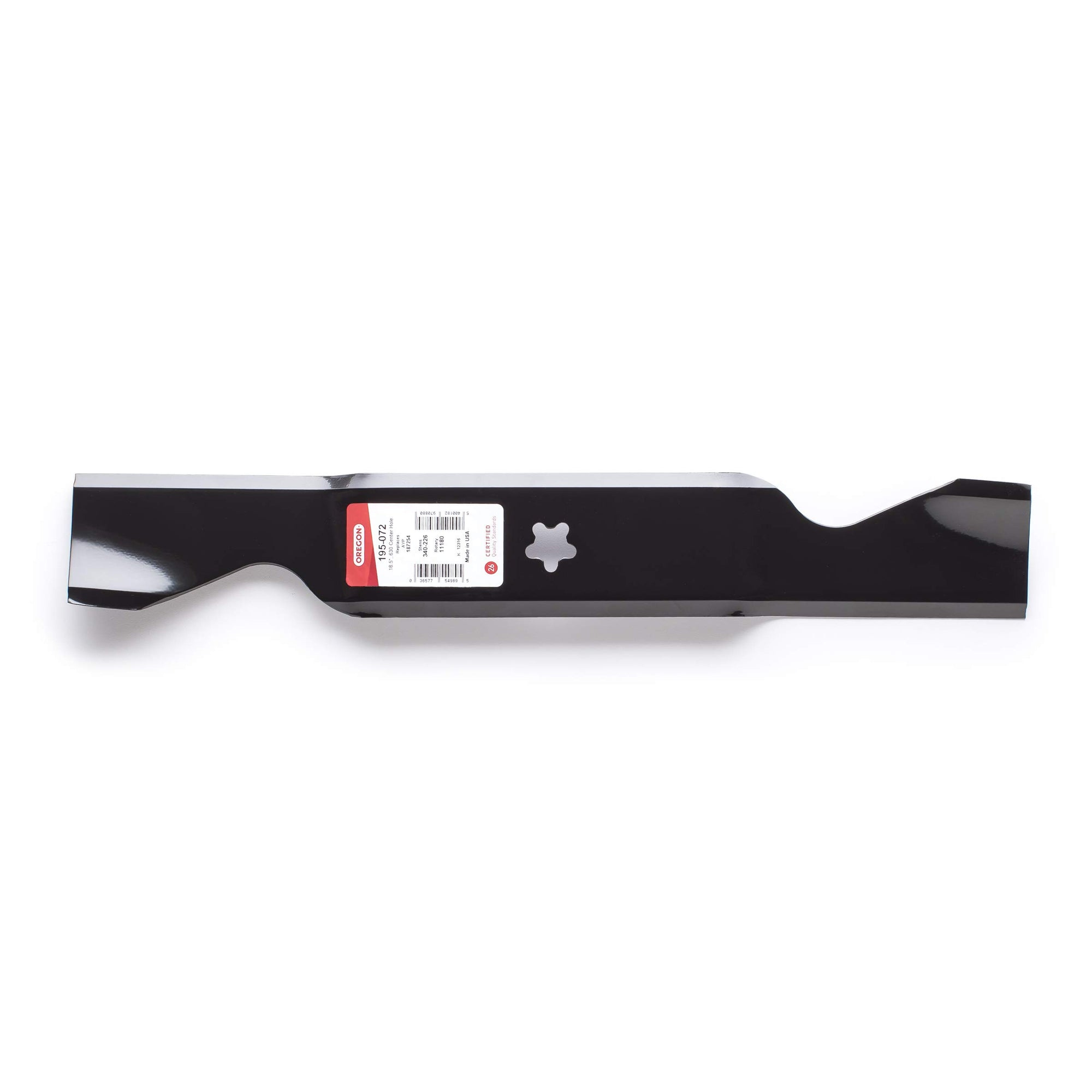 Oregon Lawn Mower Blade, 100 Series, 18-7/16" 195-072