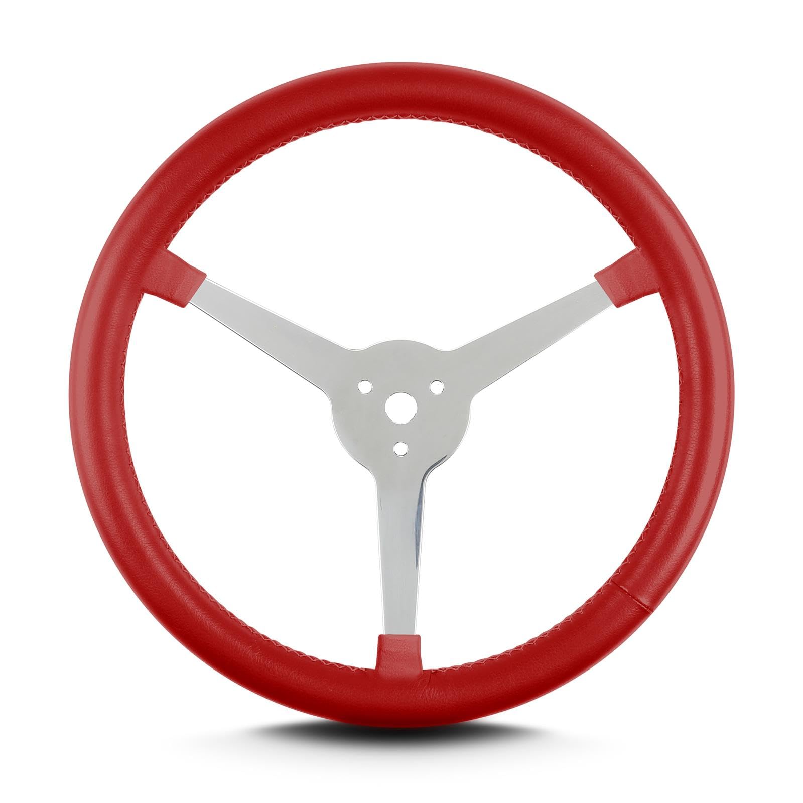 40012 Lecarra 3 Spoke 14" Polished Bright Red Lake