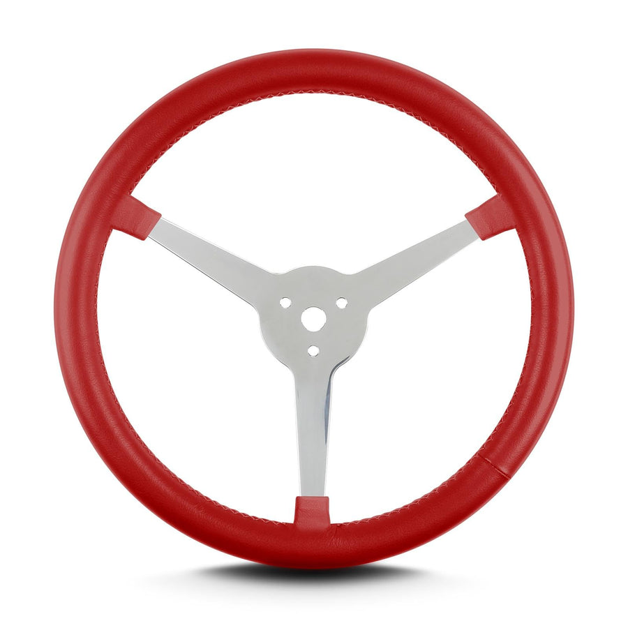 40012 Lecarra 3 Spoke 14" Polished Bright Red Lake