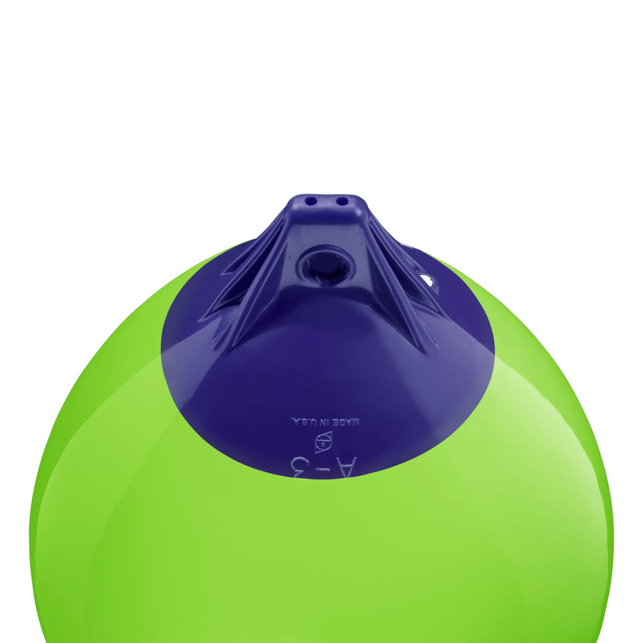 A-3 Standard Blue Ropehold Polyform Buoy - Lime
