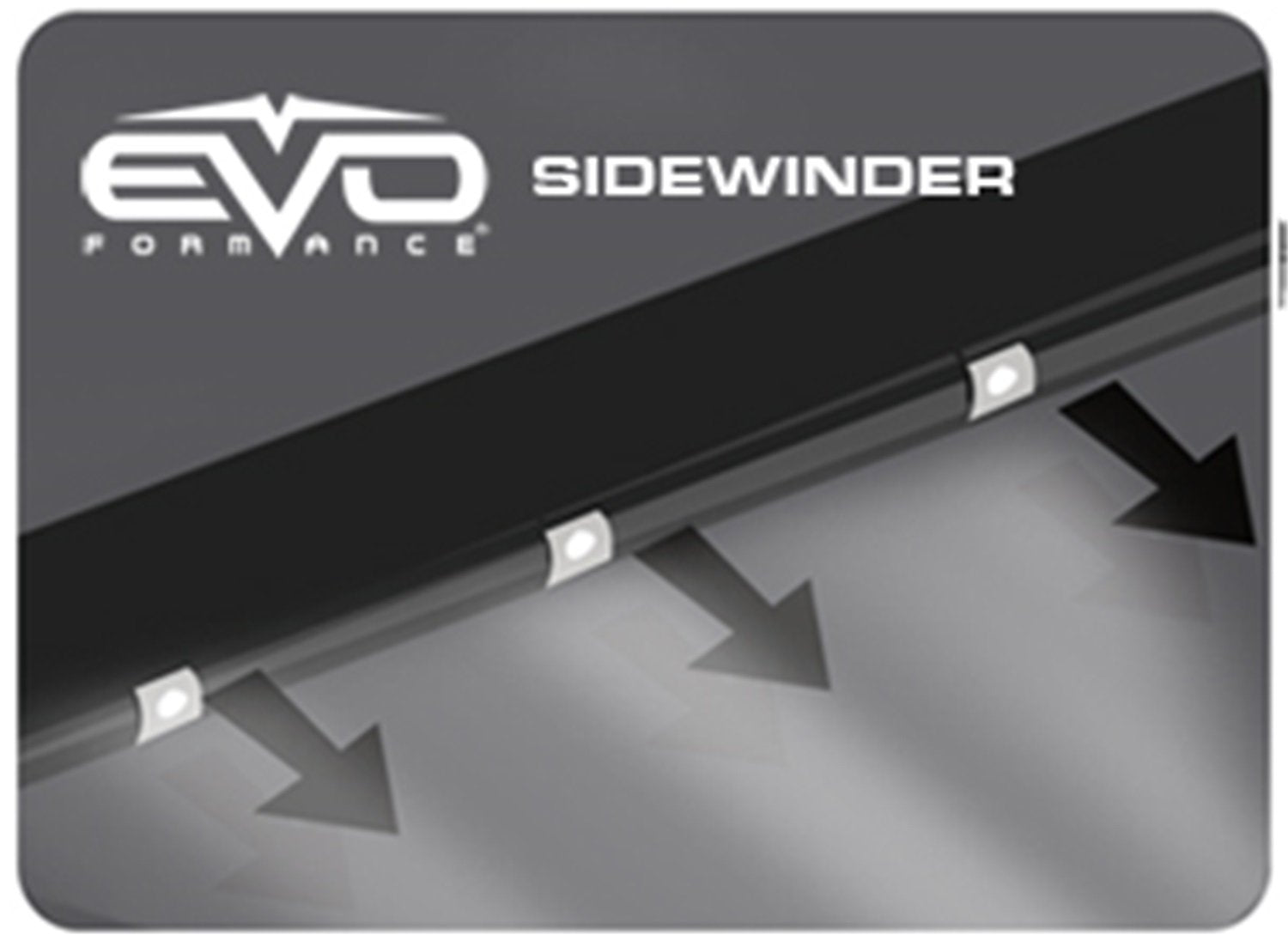 EVO Formance CIPA 93336 LED Sidewinder Eyebrows, Red