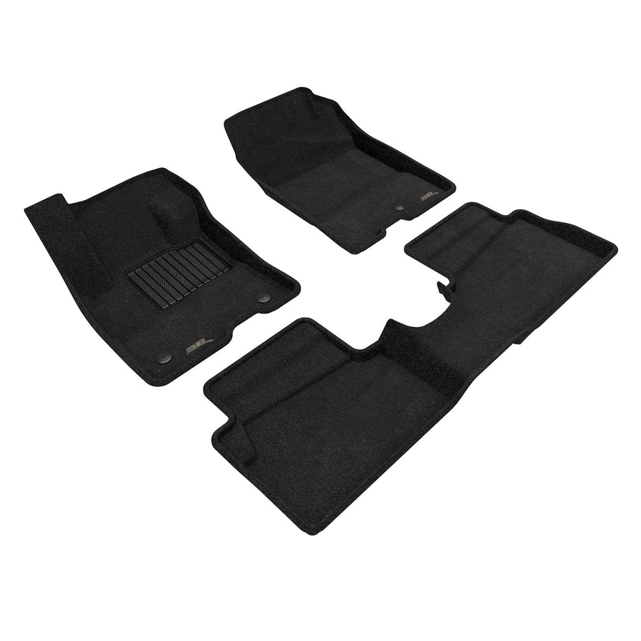3D MAXpider Elegant Custom Fit Floor Mat (Black) for Ford Maverick Hybrid 2022-2026 - Full Set