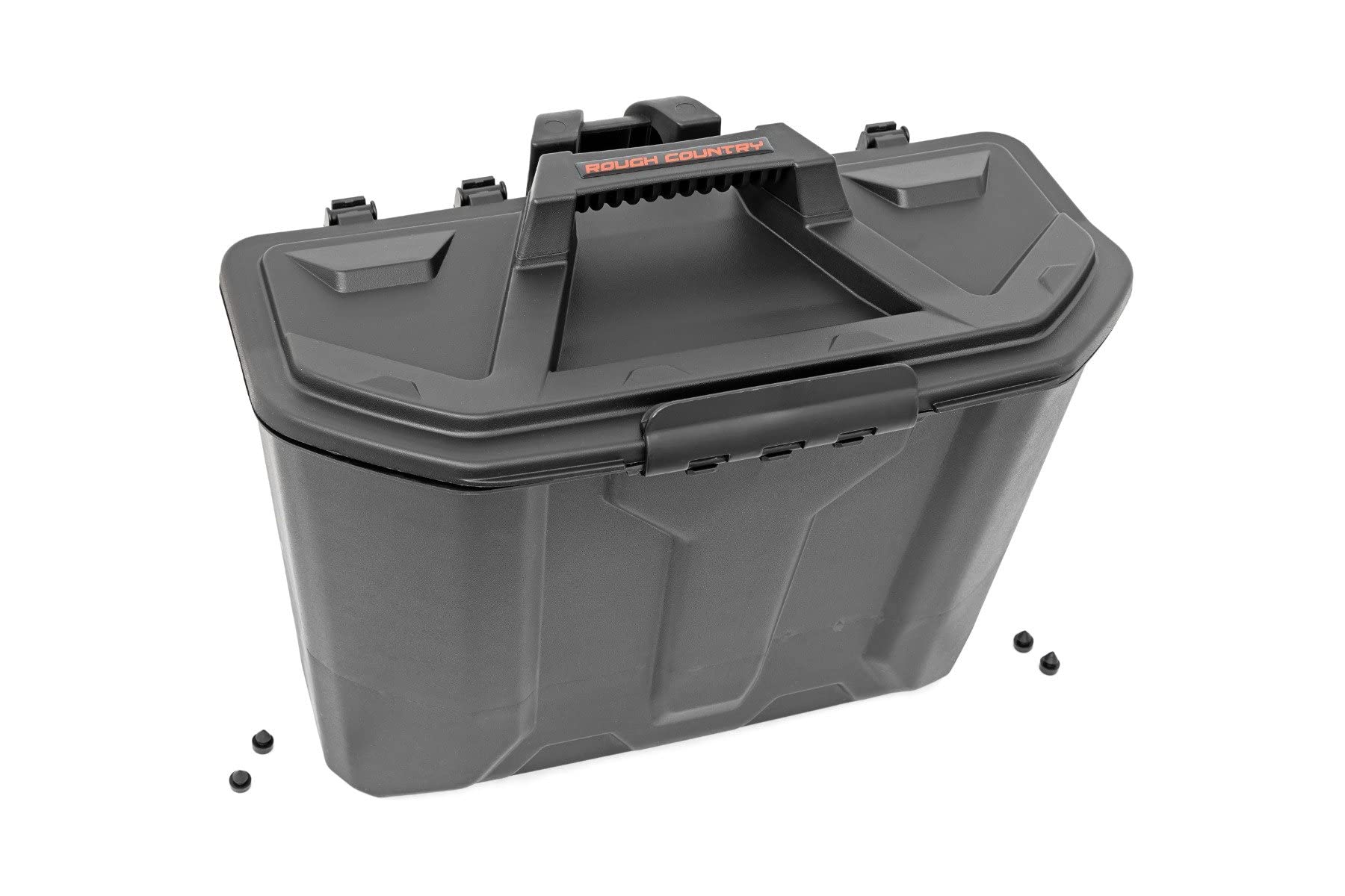 Rough Country Under Seat Storage Box for Can-Am Defender HD5 / HD8 / HD9 / HD10 (2016–2025) - Drop-In Passenger Seat Organizer, Water-Resistant, 3.7-Gallon Storage Capacity