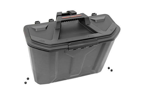 Rough Country Under Seat Storage Box for Can-Am Defender HD5 / HD8 / HD9 / HD10 (2016–2025) - Drop-In Passenger Seat Organizer, Water-Resistant, 3.7-Gallon Storage Capacity