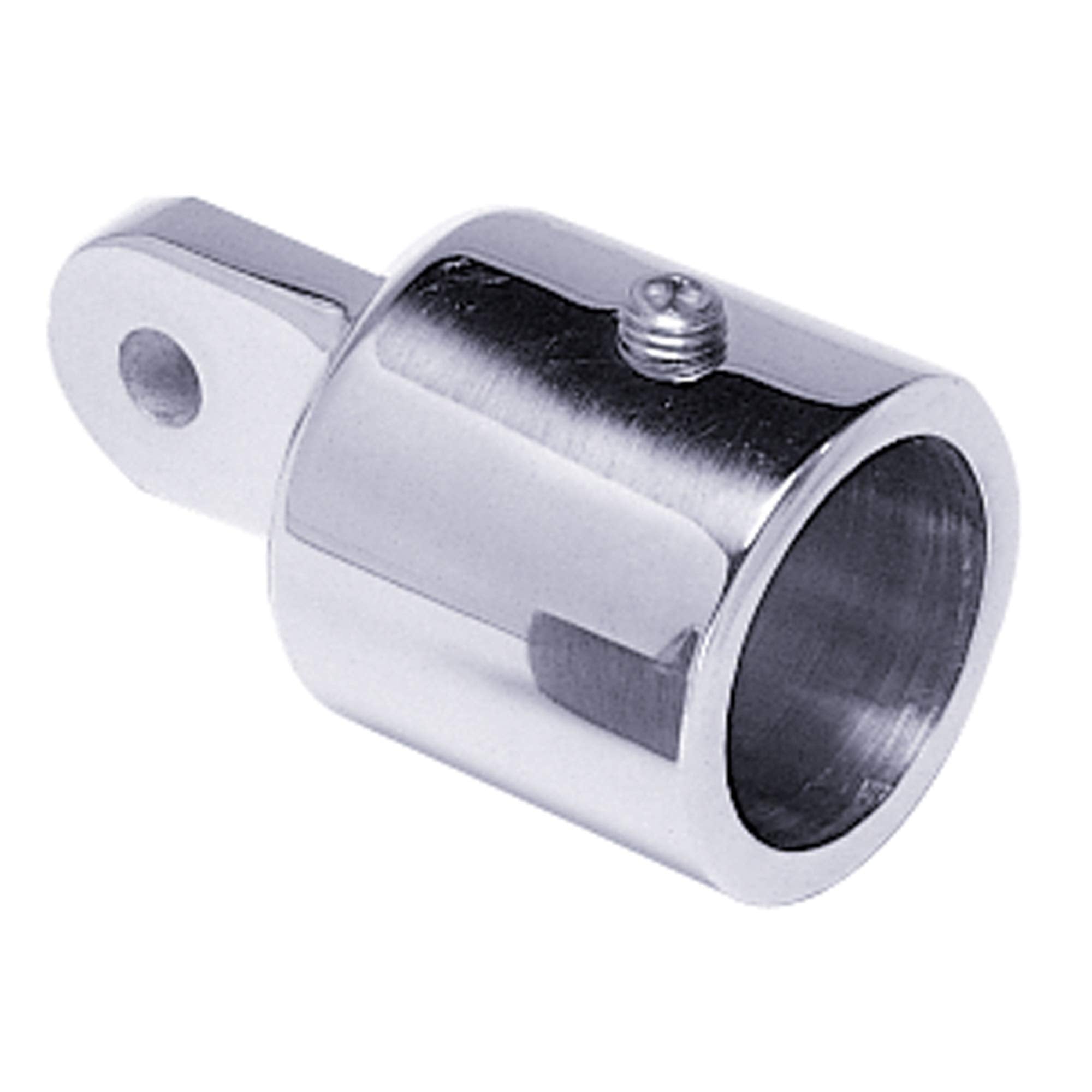 Stainless Steel 7/8" Round Bimini Top External Eye End