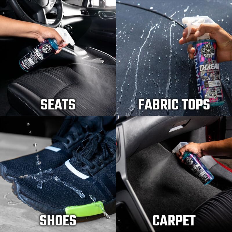 Chemical Guys HydroThread SPI22616 Ceramic Fabric Protectant & Stain Repellent (Works on Fabric, Carpet & Upholstery), 16 oz.
