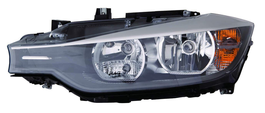 DEPO 12-13 344-1138L-AS2 FOR BMW 3 SERIES (4DR): 320I, 320I XDRIVE, 325I, 328D, 328D XDRIVE, 328I, 328I XDRIVE, 335I, 335I XDRIVE HEADLIGHT - DRIVER SIDE ASSEMBLY (HALOGEN TYPE)