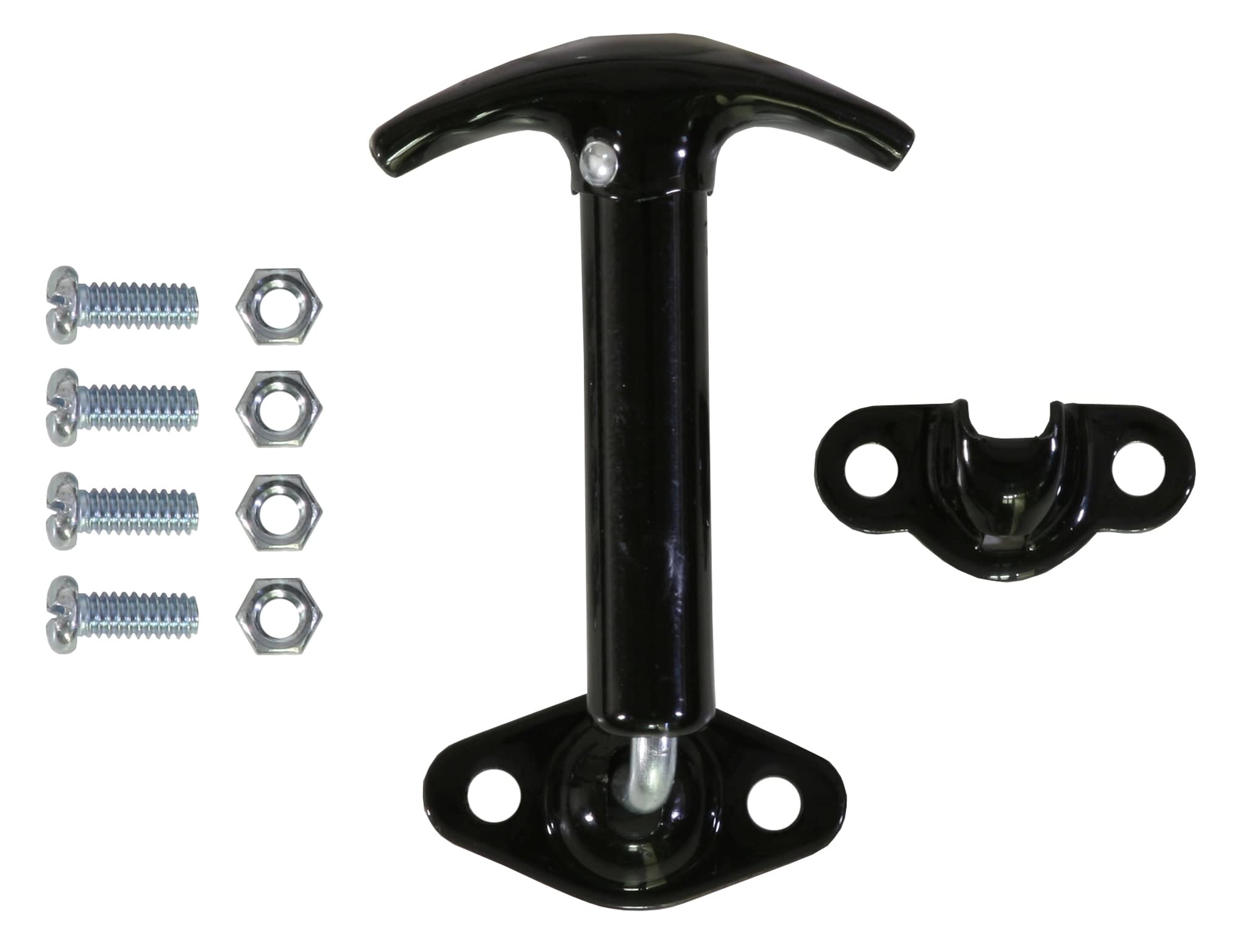 Truck and Trailer Buyers Products WJ96WCB Rubber Hood Latch, Black